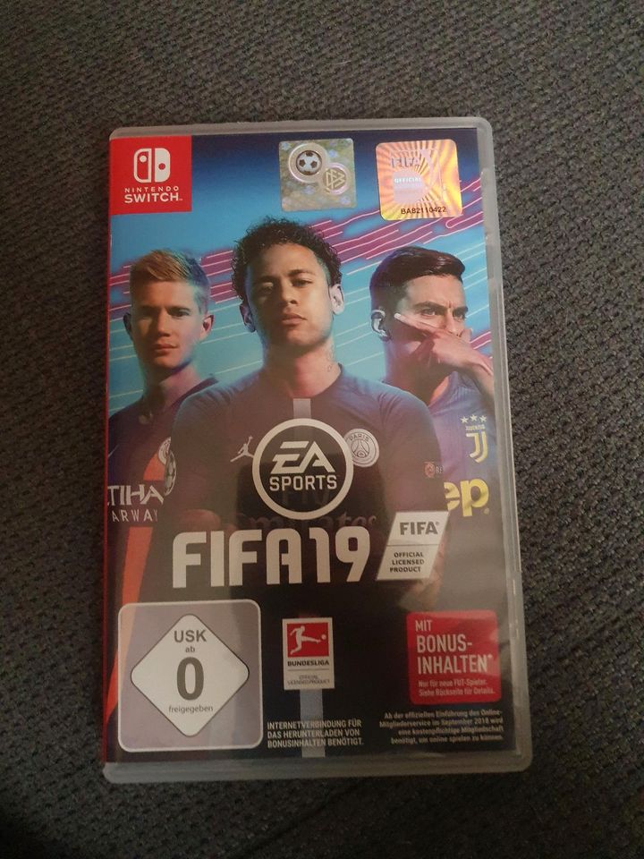 Fifa 19 Switch Spiel Fussball in Lüdenscheid