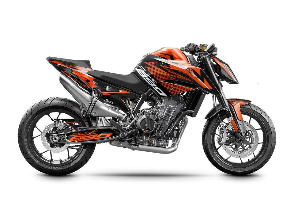 Dekor passend für KTM Duke 790 / 890 - arider.de in Rimpar