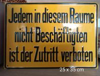 Blechschild, Zutritt verboten Nürnberg (Mittelfr) - Nordstadt Vorschau