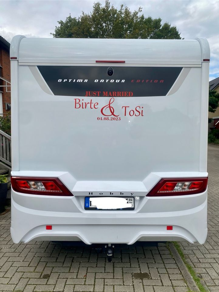 Hobby Optima OnTour Edition V65 GE / AHK + Solar / großes Bett in Flensburg