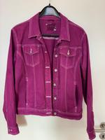 Jeansjacke Damen Größe 40/42 rot lila Hessen - Butzbach Vorschau