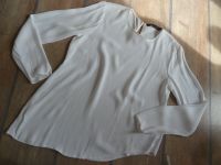 Bluse Zara weiß Gr. M Viskose diagonaler Schnitt Tunika Shirt Düsseldorf - Friedrichstadt Vorschau