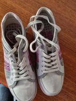 Mustang Sneaker Halbschuhe Gr. 39 grau lila Hessen - Wiesbaden Vorschau