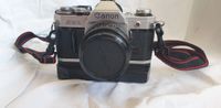 Canon AE1 mit Canon P-Winder und Tasche von Cullmann Kr. München - Haar Vorschau