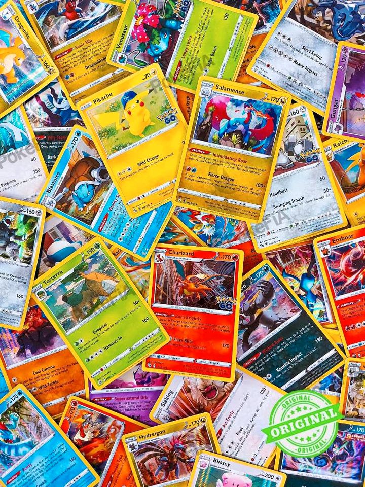 ✨️150 Pokémon + Tin Box | 2 VMAX/EX/V & 25 Holos, Rares | Pikachu Mewtu Evoli✅️ 100% Original Set | Pokémon-Karten Pokemon-Karten EX/VSTAR Ab 2 Glurak & Mew Legendäre Booster Sammel-Karten Geschenk✅️ in Idar-Oberstein