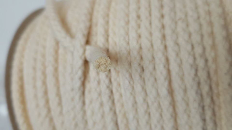 Seile | Taue | 100% Baumwolle, gewebt, natur ganze Rolle ca. 100m in Hamburg