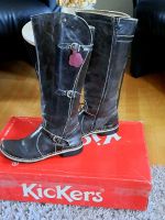 Kickers Leder Stiefel, neu, Gr. 38, Leder, schwarz Sachsen-Anhalt - Wolfen Vorschau