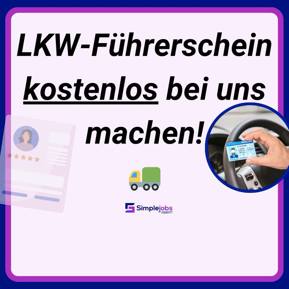 Wir zahlen dir den LKW-Führerschein! 0€ Kostenlos! #365a in Zarrentin