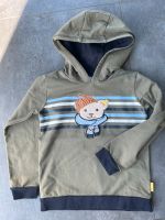 Hoodie/ Sweatshirt von Steiff * Gr. 122 * khaki/ blau * top! Nordrhein-Westfalen - Bocholt Vorschau