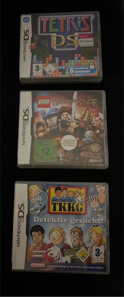 2 Spiele Nintendo DS - TKKG+Herr der Ringe in Kremperheide
