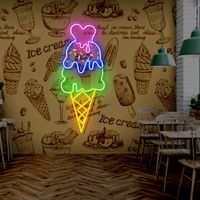 ICE CREAM LED Schild NEON Dimmbar 80 X 32 NEU Hamburg-Mitte - Hamburg Wilhelmsburg Vorschau