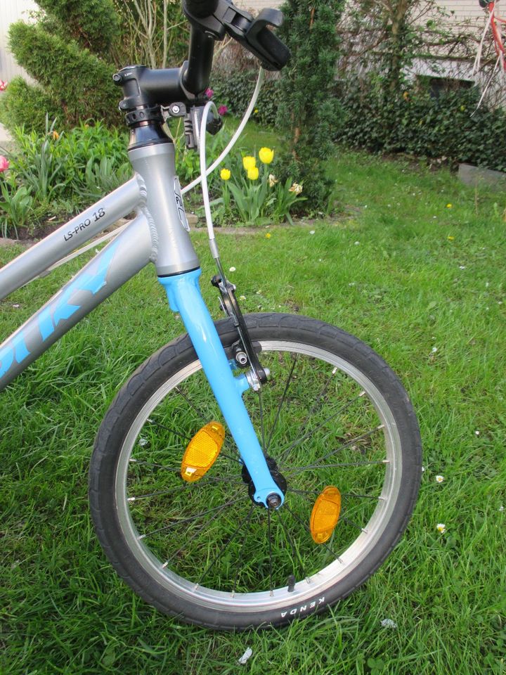 Pucky LS-Pro 18 Zoll Alu, Kinderfahrrad in silber, top geflegt in Berlin