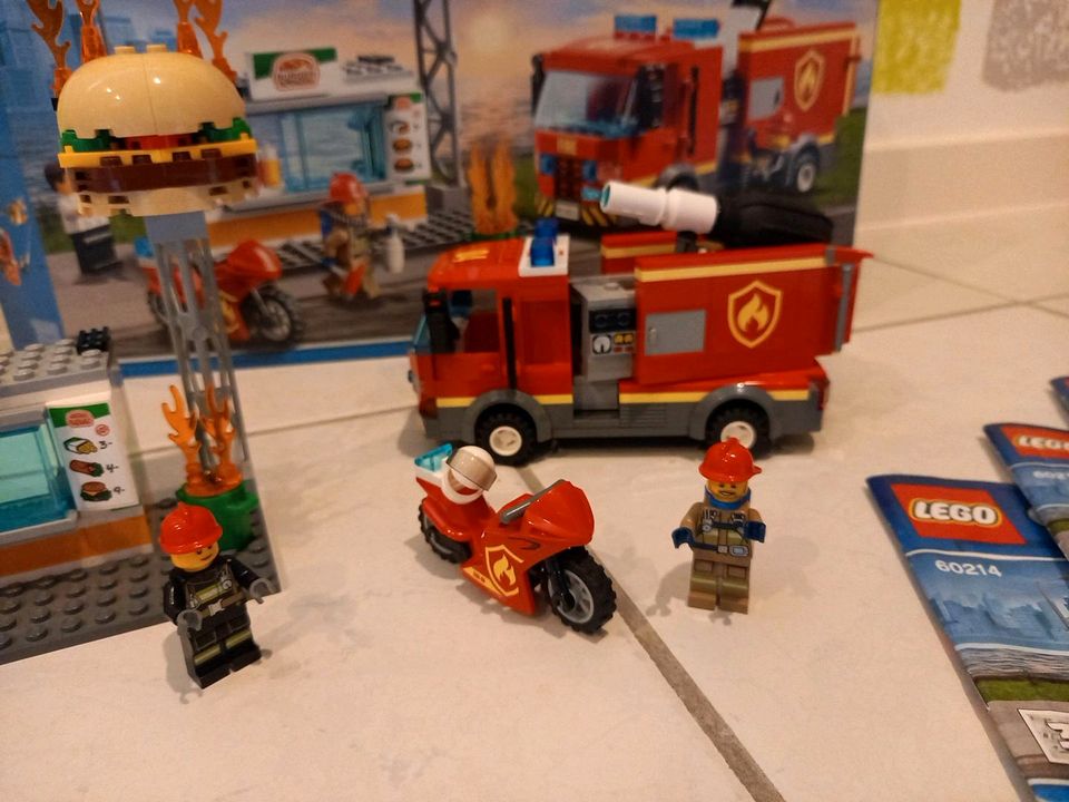 Lego City 60214 Feuerwehr Einsatz Burgerladen in Burscheid