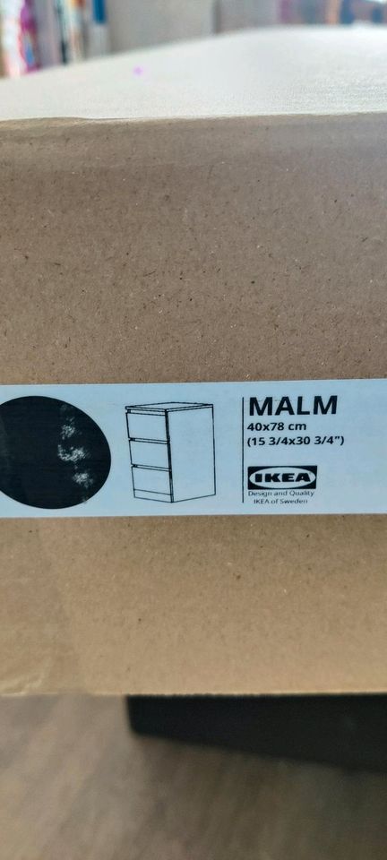 IKEA Malm Kommode schwarz in Lathen