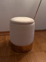 Hocker Pouf weiß/gold Baden-Württemberg - Lahr (Schwarzwald) Vorschau