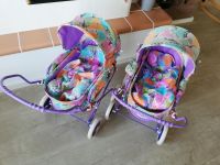 2x Puppen Kinderwagen Mädchen Spielzeug Babyschale Kissen Decke Hessen - Ranstadt Vorschau