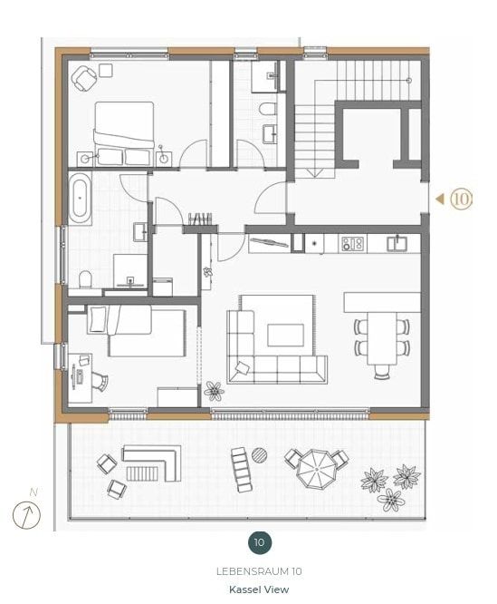 +++ Auf die Lage kommt es an +++ Exklusive Penthouseeigentumswohnung in Kassel +++ in Kassel