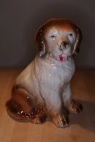 großer alter Porzellan Hund Welpe Höhe ca. 34 cm Bayern - Straßkirchen Vorschau