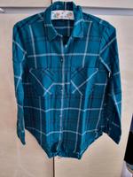 Topshop Top Shop Damen Bluse Xs 34 Flanell Bluse petrol blau Hessen - Hanau Vorschau