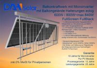 DAH Solar Balkonkraftwerk 800W mit Balkongeländehalterungen eckig Nordrhein-Westfalen - Düren Vorschau