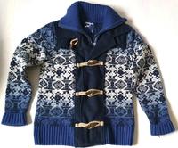 Desigual Strickjacke, Unisex, Gr. S (H), Gr. M/L (D), blau/beige West - Unterliederbach Vorschau