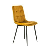 ✅ Esszimmer Stuhl|Metropolis|Schwarz-Gelb|Stilvolles Design|hoher Komfort|Küchenstuhl|Schreibtischstuhl Berlin - Wilmersdorf Vorschau