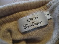 100% CASHMERE butterweicher Pullover Gr.40 sandfarben Nordrhein-Westfalen - Recklinghausen Vorschau