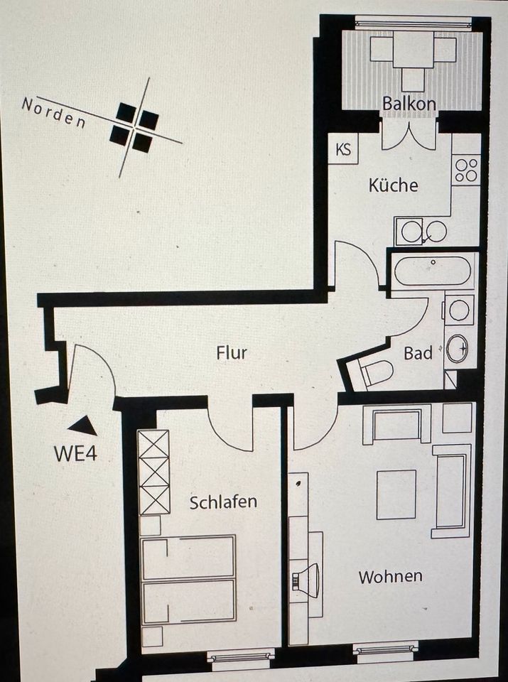 2-Zimmer Wohnung mit toller Ausstattung im Leipziger Westen in Leipzig