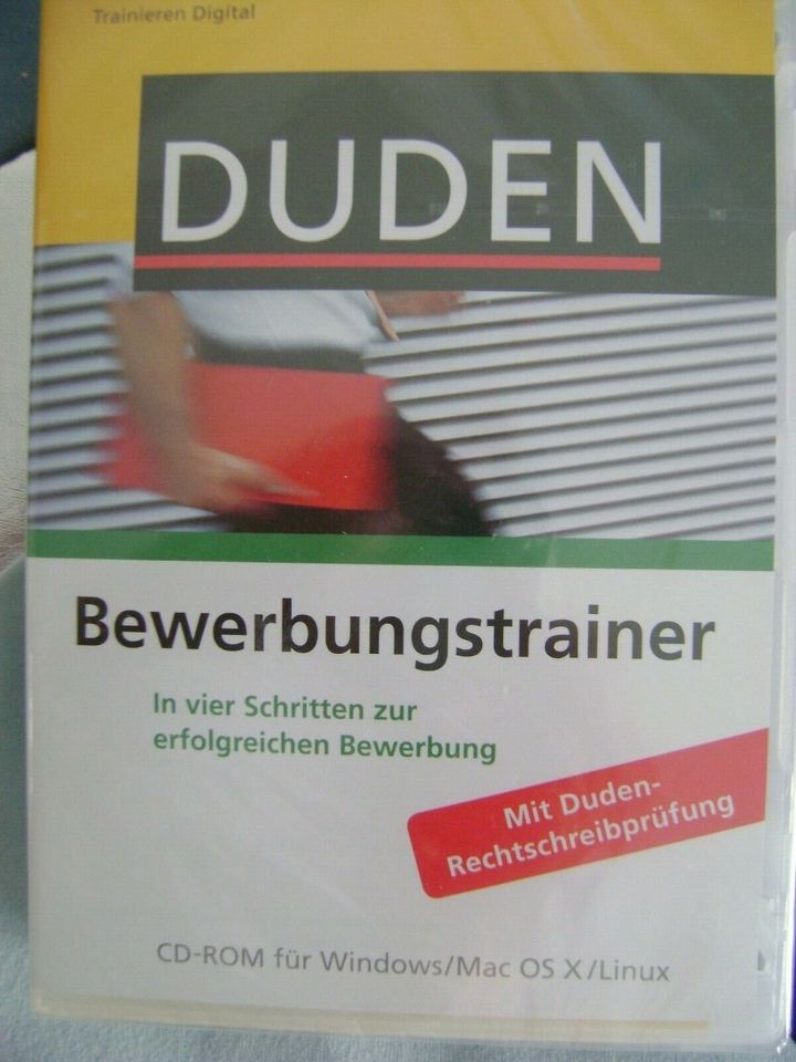 DUDEN - Bewerbungstrainer mit Duden Rechtschreibprüfung OVP einge in Rostock