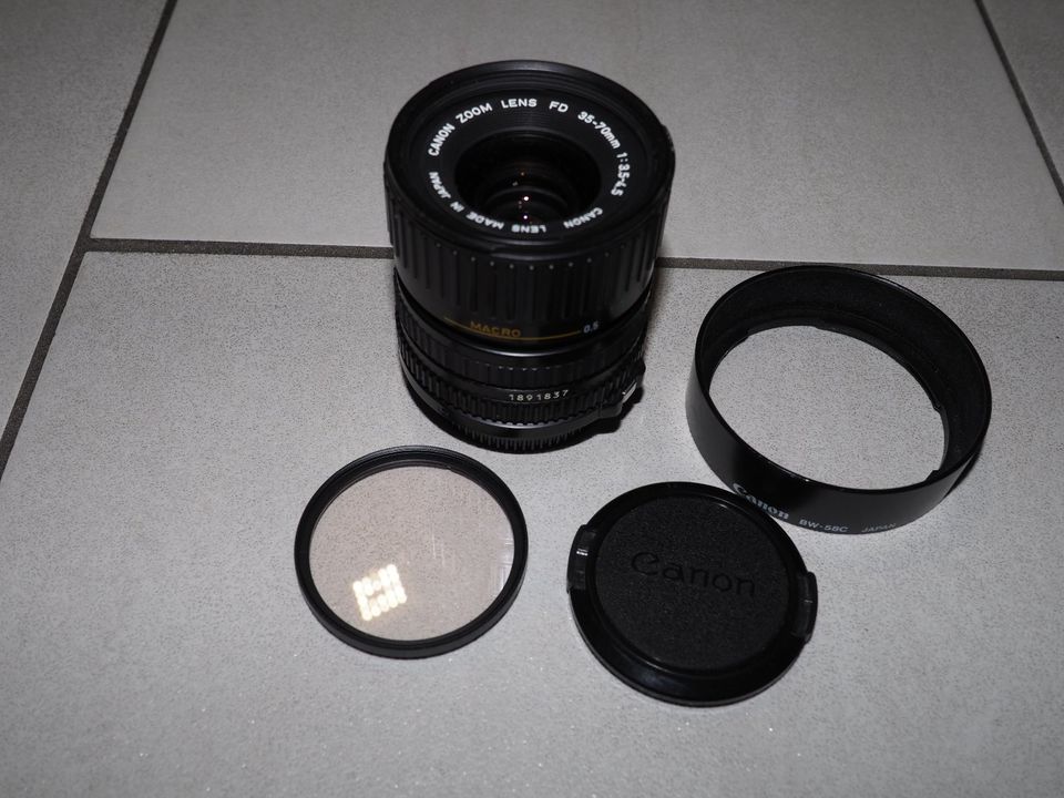 Canon FD 35–70 mm f/3,5–4,5 Macro guter Zustand in Wiesbaden