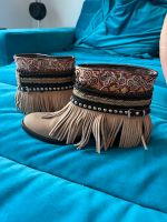 Emonk Ibiza Boho Boots Hippie beige 38 Frankfurt am Main - Nordend Vorschau