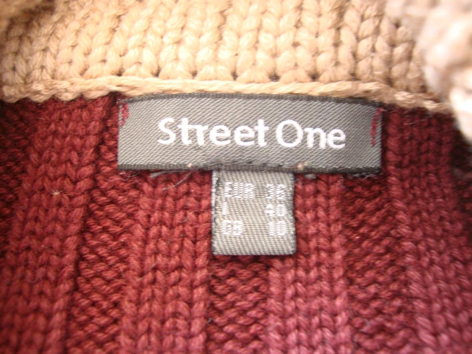 Pullover Winter Marke Street One S Jeans Bordeaux in Enkenbach-Alsenborn