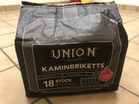 UNION 10kg 18 Stück Kaminbriketts Braunkohlebriketts Baden-Württemberg - Ladenburg Vorschau