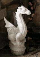 ⚜️Nessie Drache steinguss Gartenfigur Steinfigur fantasy Gargoyle Niedersachsen - Bramsche Vorschau