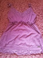 Top Babydoll Pink/Flieder mit Rüschen, Größe M Bielefeld - Sennestadt Vorschau