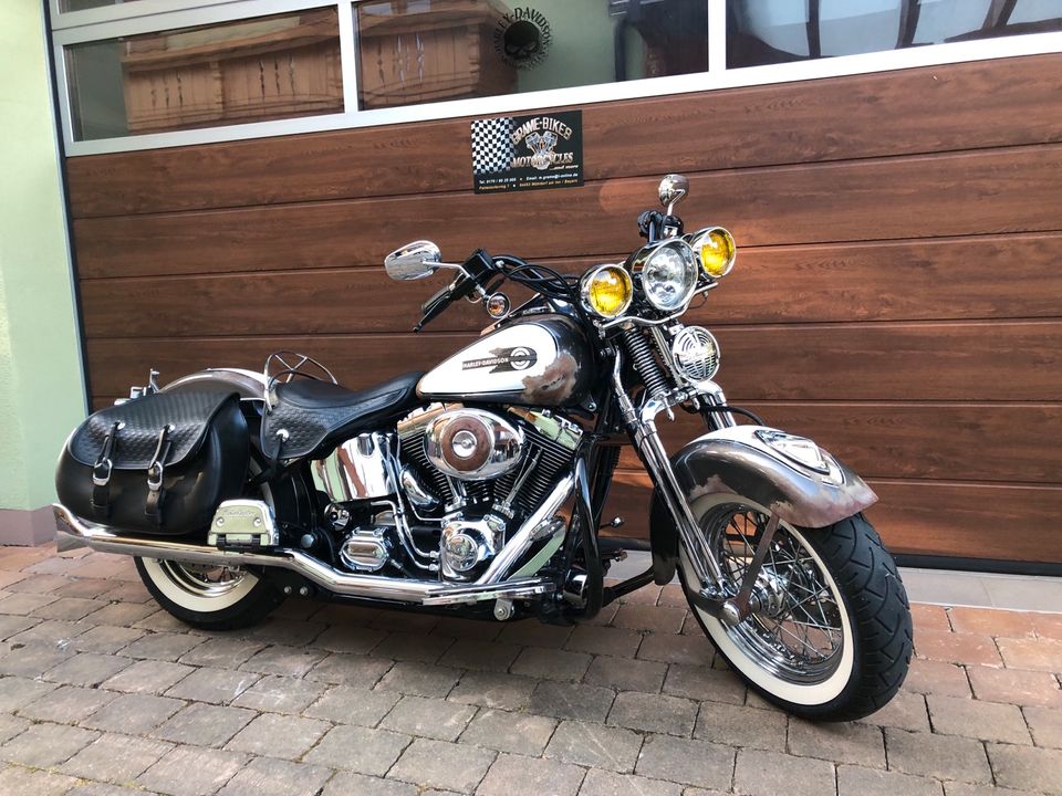 HARLEY DAVIDSON OBERE GABELBRÜCKE FLSTS SOFTAIL HERITAGE SPRINGER