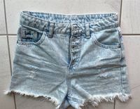 Clockhouse C&A Gr. 34 XS High rise mom Shorts blau Fransen Bayern - Rieden b Kaufbeuren Vorschau