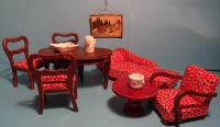 Alte Puppenmöbel für die Puppenstube - Esszimmer Couch Hessen - Heusenstamm Vorschau