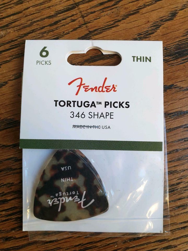 Fender Picks thin  4x 6 Stück NEU in Tutzing