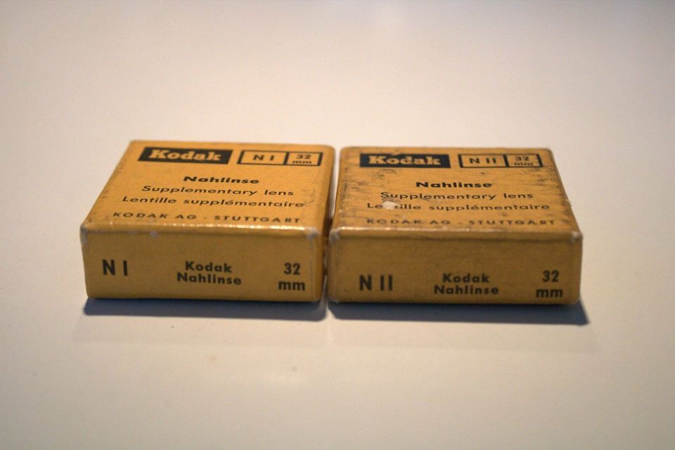 KODAK RETINA Nahlinse Vorsatzlinse N1 + N2 32mm in Hamburg