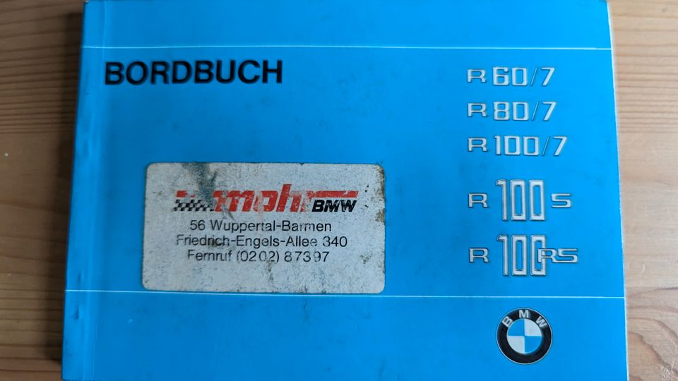 BMW R 60/7 ex-Behörde, Ez: 02/77, TÜV: 08/25 in Wuppertal