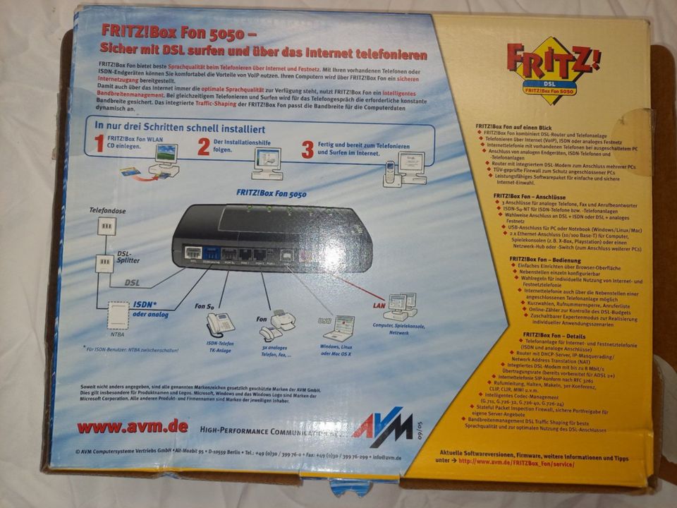 Fritz!Box Fon 5050 Router Modem in Bruchsal