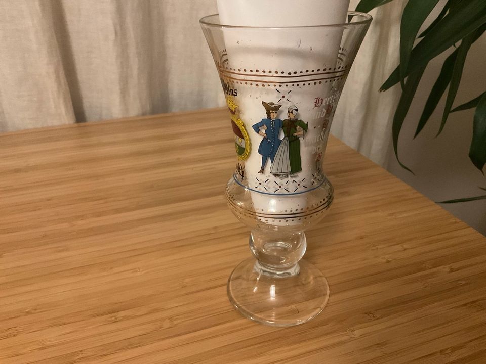 Veltins Sammler Glas 1994 limitiert K811 Hochzeitsbecher /Emplem in Weißenburg in Bayern