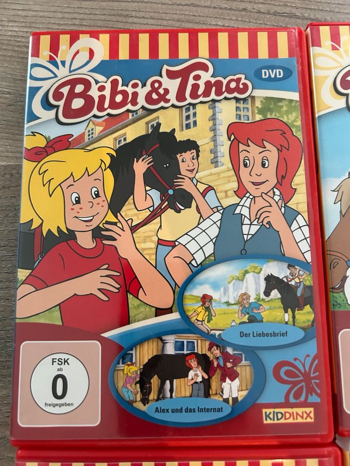 4 Bibi und Tina Dvds 8 Filme in Weinheim