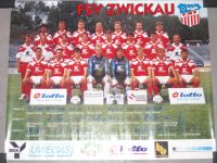 FSV Zwickau Saison 1994/1995 Poster 60x48cm BSG Sachsenring *TOP* Sachsen - Zwickau Vorschau