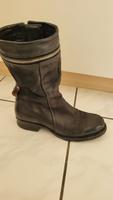 A.S.98 Damenstiefelette Gr. 40 schwarz Leder Stiefel Hessen - Birkenau Vorschau