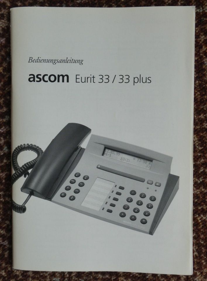 ISDN Telefon "ascom" Eurit 33 plus in Hirschstein