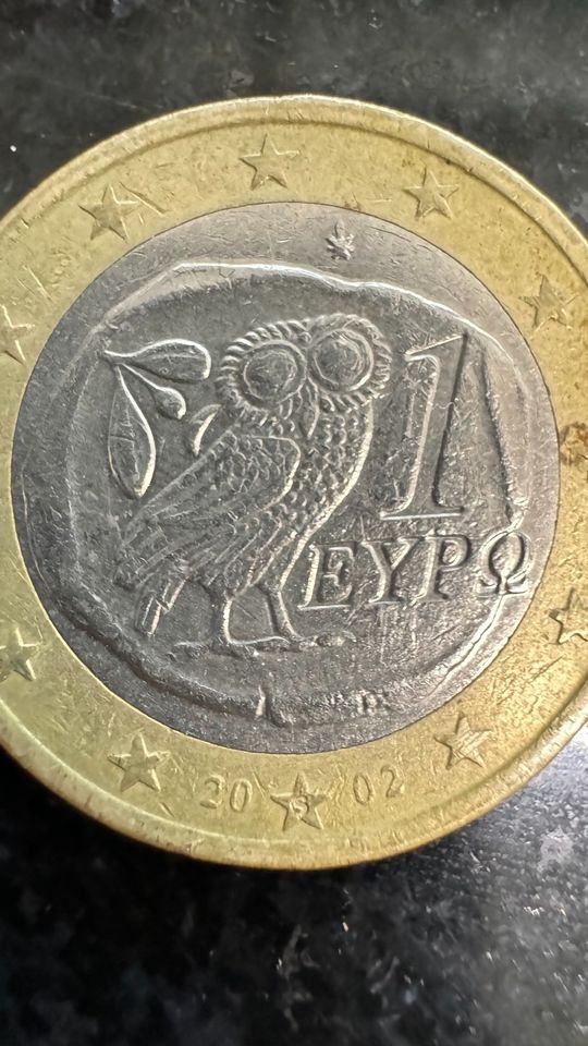 1 Euro eypo Münze mit s Stempel selten in Rostock