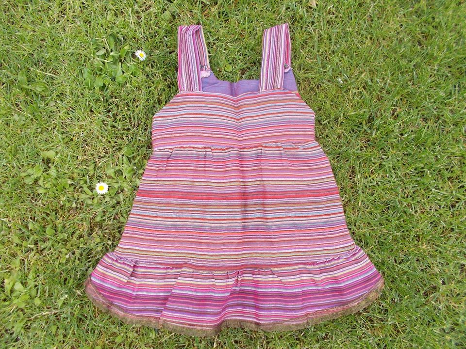 afrikanisches Kleid 80, 86, 98, 110 Baumwolle KIKOY pink lila NEU in Denzlingen