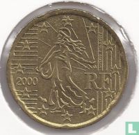 Selten 2000 (RF) Frankreich Fehler 20 Cent Münze Hessen - Spangenberg Vorschau